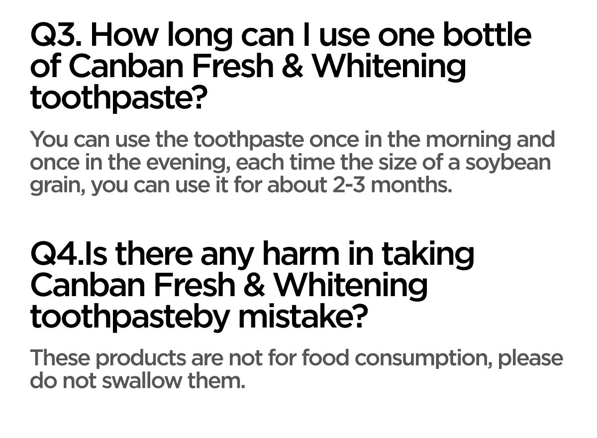 Canban Whitening Toothpaste-Jasmine Flavor-120g