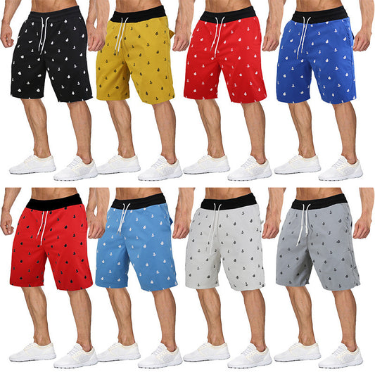 Men's Lightweight Quick Dry Beach Print Shorts