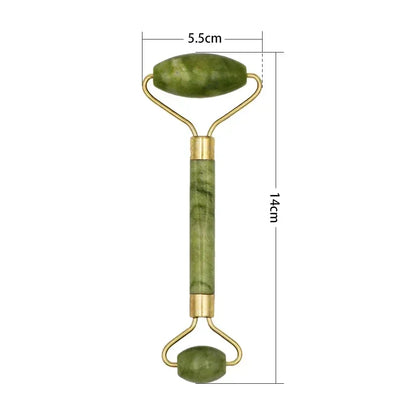 Natural Jade Roller Guasha Skin Scraper Facial Set Stone Firming Face Anti-Aging Puffy Eyes Massager Neck anti Wrinkle